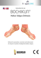 N-Ippin Care Bochikun Hallux Valgus Orthosis Instructions For Use Manual