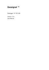 Geosignal 4101 User Manual