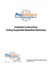 Sports Construction Progressive 503280 Installation Instructions Manual