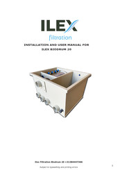 Ilex BIODRUM 20 Installation And User Manual