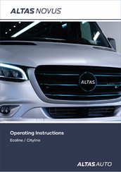 ALTAS AUTO NOVUS Cityline Operating Instructions Manual