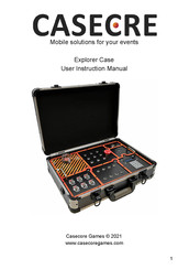 Casecore Games Explorer Case User Instruction Manual