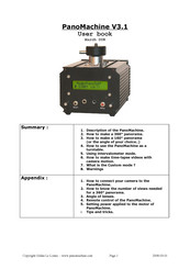 PanoMachine V3.1 User's Book Manual