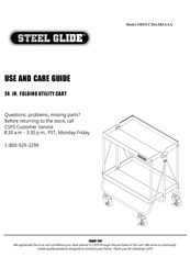 STEEL GLIDE HOUC28A2B1AAA Use And Care Manual