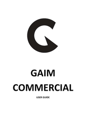 GAIM Commercial User Manual