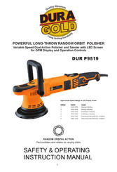 Dura Gold DUR P9519 Safety & Operating Instruction Manual