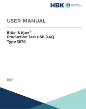 HBK Bruel & Kjaer 3670-A-082 User Manual