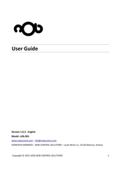NOB CONTROL SOLUTIONS nOb 001 User Manual