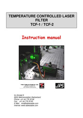 The Table Stable TCF-2 Instruction Manual