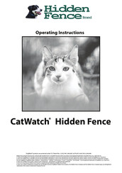 Hidden Fence CatWatch Operating Instructions Manual