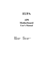 EUPA AP0 User Manual