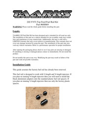 TAARKS 2JZ-VVTi Installation Manual
