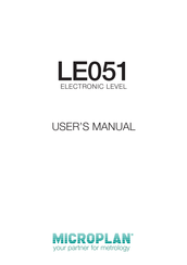 Microplan LE051 User Manual
