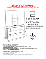 PROforma PROFORMA460AB Manual