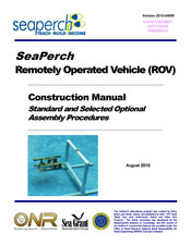 SeaPerch Remotely Operated Vehicle Construction Manual