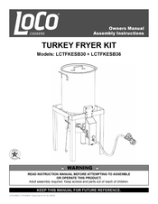 LOCO COOKERS LCTFKESB30 Owner's Manual & Assembly Instructions