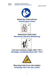 Hersteller LG-1000 Operating/Safety Instructions Manual