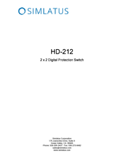 Simlatus HD-212 Manual