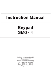 Luigs & Neumann SM6-4 Instruction Manual