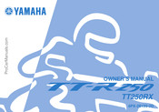 Yamaha TT250RX 2007 Owner's Manual