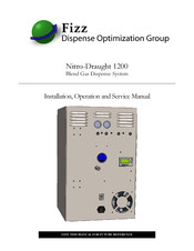 Fizz 89001 Installation, Operation And Service Manual