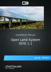Oberhauser Bau-Systeme FRTSTV Installation Manual
