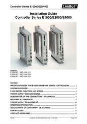NTI AG LinMot E4000 Series Installation Manual