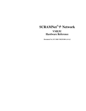 Systran SCRAMNet+ VME3U Hardware Reference Manual
