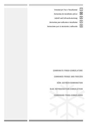 VEDETTE CS6282SI Instructions For Installation And Use Manual