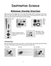 Destination Science Millennium Starship Directions