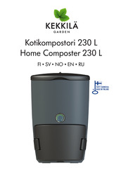 Kekkilä Home Composter 230 L Manual
