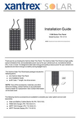 Xantrex 781-0110 Installation Manual