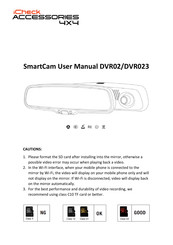 iCheck 4x4 Accessories SmartCam DVR02 User Manual