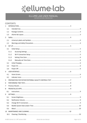 Ellume LAB User Manual