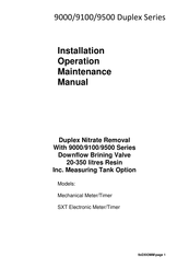 EURAQUA 9000 Installation, Operation & Maintenance Manual