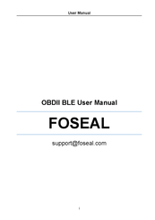 Foseal OBDII BLE User Manual