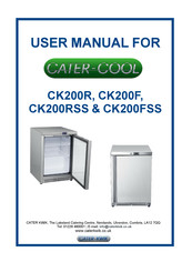 CATER KWIK CATER-COOL CK200FSS User Manual