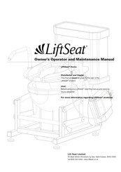 LiftSeat Independence Owner's Operator And Maintenance Manual