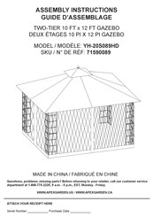 Apex Garden 71590089 Assembly Instructions Manual