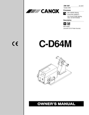 CANOX C-D64M Owner's Manual