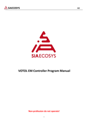 SiAECOSYS VOTOL EM Program Manual
