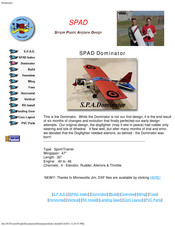 SPAD Dominator Building Instructions