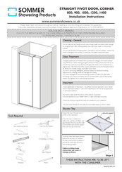 SOMMER 1400 Installation Instructions Manual