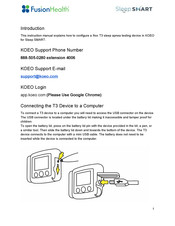 FusionHealth Sleep SMART Nox T3 Instruction Manual