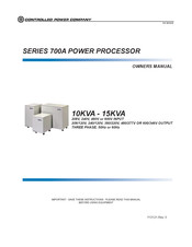 CONTROLLED POWER 10KVA Owner's Manual