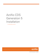 actifio CDS Generation 5 Installation Manual