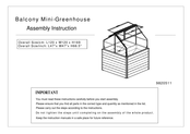 Hanover 9820511 Assembly Instruction Manual