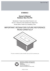 Foshan Genux Metal Products G18004-2 Owner's Manual