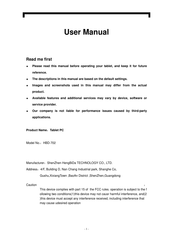 Alumni Partners HBD-702 User Manual