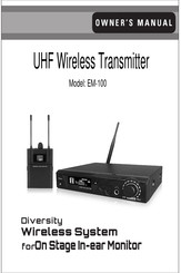 HONBO AUDIO EM-100 Owner's Manual